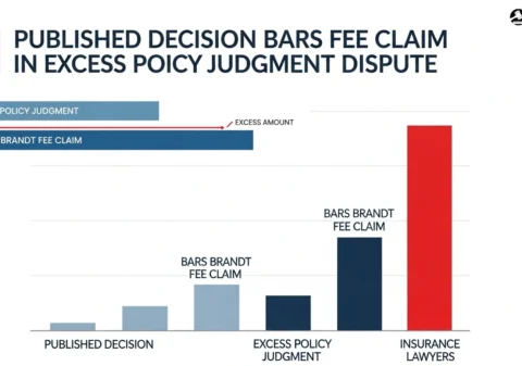 Published Decision Bars Brandt Fee Claim in Excess Policy Judgment Dispute